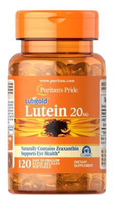 Puritan's Pride| LUTEIN 20 mg avec zéaxanthine - 120 gélules