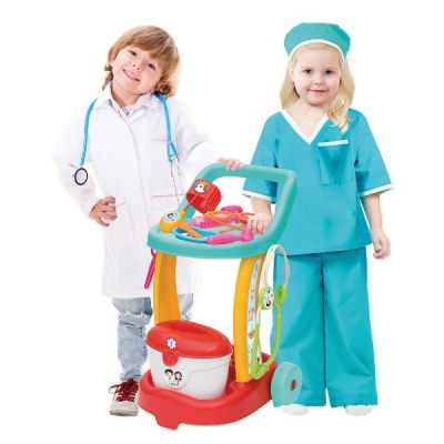 JOUET ENFANT|CANDY AND KEN DOCTOR TROLLEY 3ANS+
