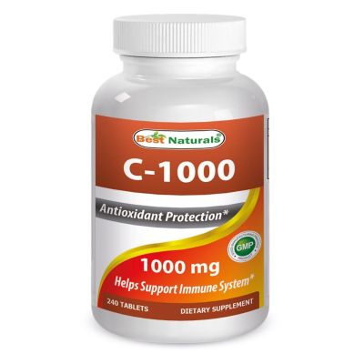VITAMINE C| 1000 mg BEST NATURALS - 240 Tablets