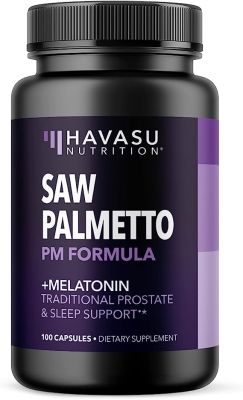 Saw Palmetto avec Mélatonine |Supplément de Sommeil et de Prostate
