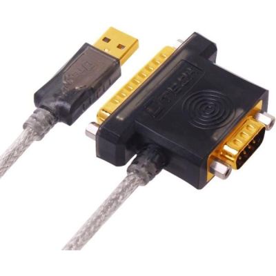 Adaptateur USB vers série, câble DTECH DB25 DB9 RS232 vers USB 1.2 Mètre avec puce FTDI