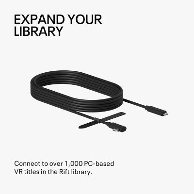 Câble de casque VR de réalité virtuelle Oculus Link pour Quest 2 et Quest  5 mètres de long