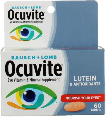 Supplément de vitamines et minéraux pour les yeux Ocuvite