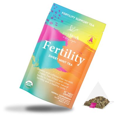Pink Stork Fertility Tea | suppléments de fertilité pour femmes, équilibre hormonal + soutien du cycle