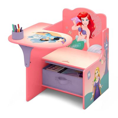 MOBILIER ENFANT | Chaise de bureau Delta pour enfants avec bac de rangement, Disney Princess