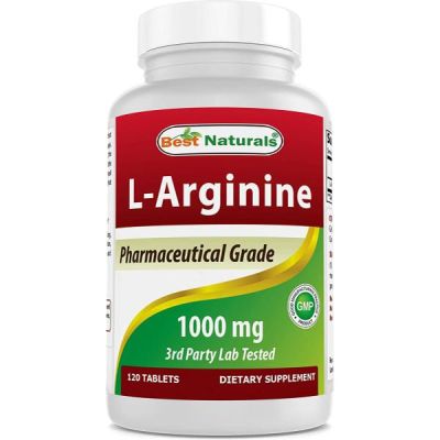 L-ARGININE 1000MG | COMPLEMENT ALIMENTAIRE | Best Naturals | 120 comprimés - Le supplément d'arginine de qualité pharmaceutique L favorise la synthèse de l'oxyde nitrique