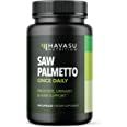 Suppléments de prostate Saw Palmetto pour hommes avec bloqueur de DHT pour la croissance des cheveux et bêta-bloquant pour réduire les mictions fréquentes, 100 compr.