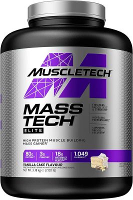 MuscleTech Mass-Tech Elite Mass Gainer | PROTÉINES EN POUDRE Mass Gainer | 3.2 kg