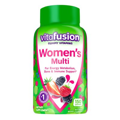 Vitafusion Gummies multivitamines pour femmes|avec vitamines A, C, D, E, B-6 et B-12|150 Gummies