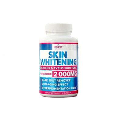 Glutathione Skin Whitening 2000 mg|Pills Dark spot remover anti-aging| 60 capsules