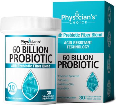 Probiotiques 60 milliards d'UFC - Probiotic pour femmes, hommes et adultes