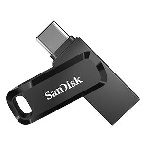Clé USB 128Go de Type C | SanDisk 128Go ULTRA Dual Drive Go, Noir