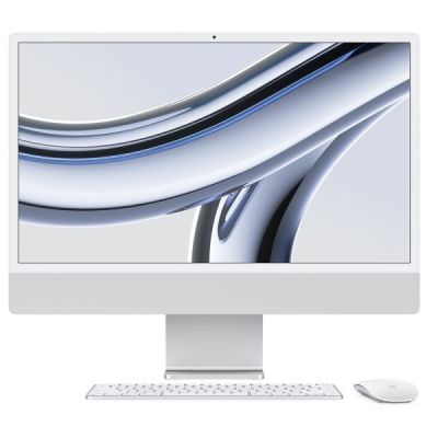 Apple iMac M3 2023 |Ecran 4,5K de 24 pouces|16 Go de RAM 1To SSD |SILVER