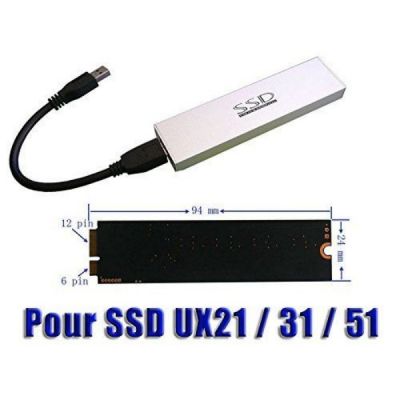 BOITIER DISQUE DUR SSD UX21 / UX31 / UX51