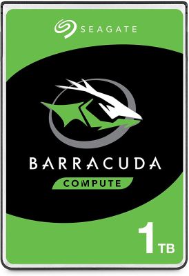 Disque dur interne Seagate BarraCuda 1 To Disque dur interne - 2,5 pouces SATA 6 Gb / s 5400 tr / min 128 Mo de mémoire cache pour ordinateur portable PC - Emballage sans frustration (ST1000LM048)