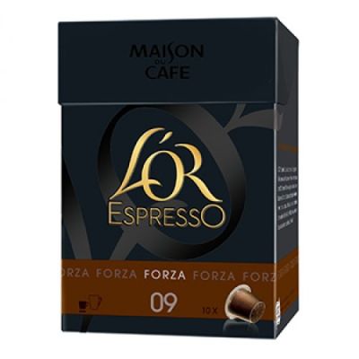 CAFE L'OR ESPRESSO FORZA 10 CAPSULES