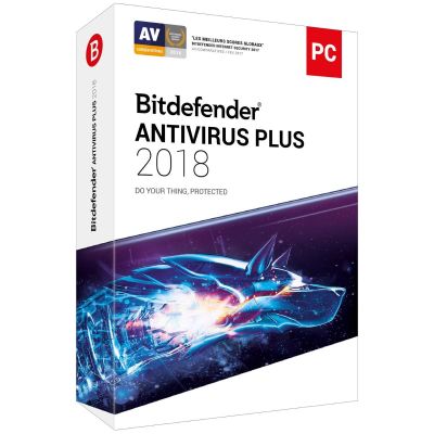 BITDEFENDER ANTIVIRUS PLUS 2018 1AN / 3 PC