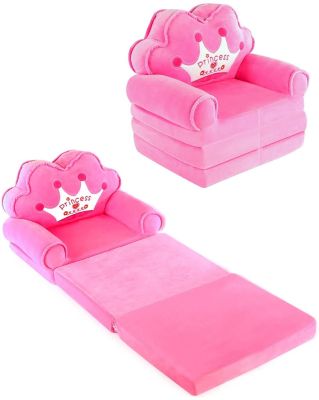 Canapé-lit pour enfant | Fauteuil Canapé et lit gigogne pour petite fille | Petite-Princesse | 18mois et plus