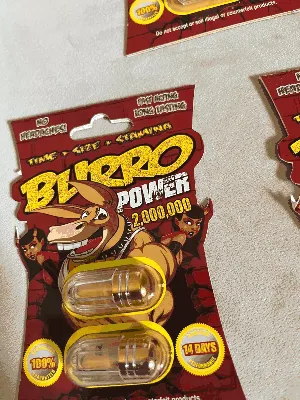 Burro Power, supplément de capsules d'énergie entièrement naturelles pour hommes, pilules masculines pack de 2